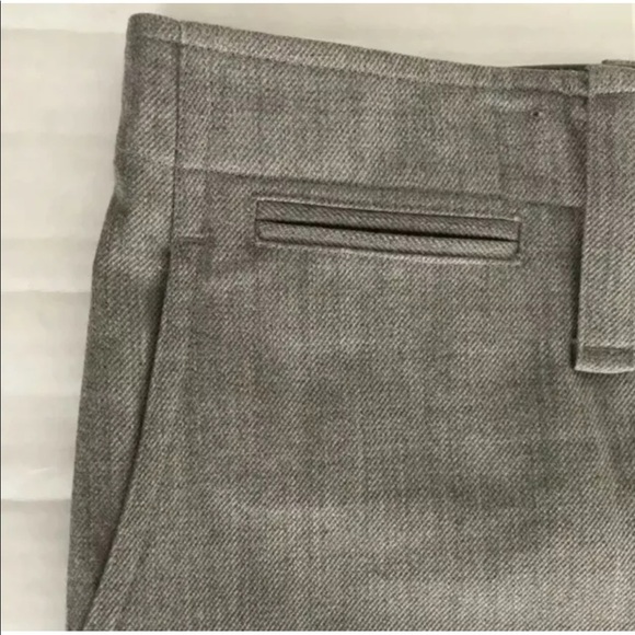 Burberry | High Rise Womens Size 52 Gray Wool Trousers Straight Leg - Picture 7 of 10